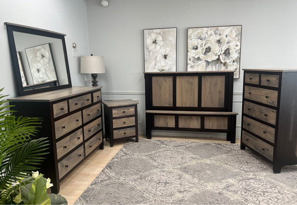 SOLID MAPLE TWO TONE BEDROOM