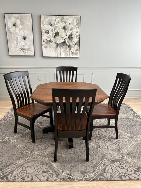 Amish Elm Single Pedestal