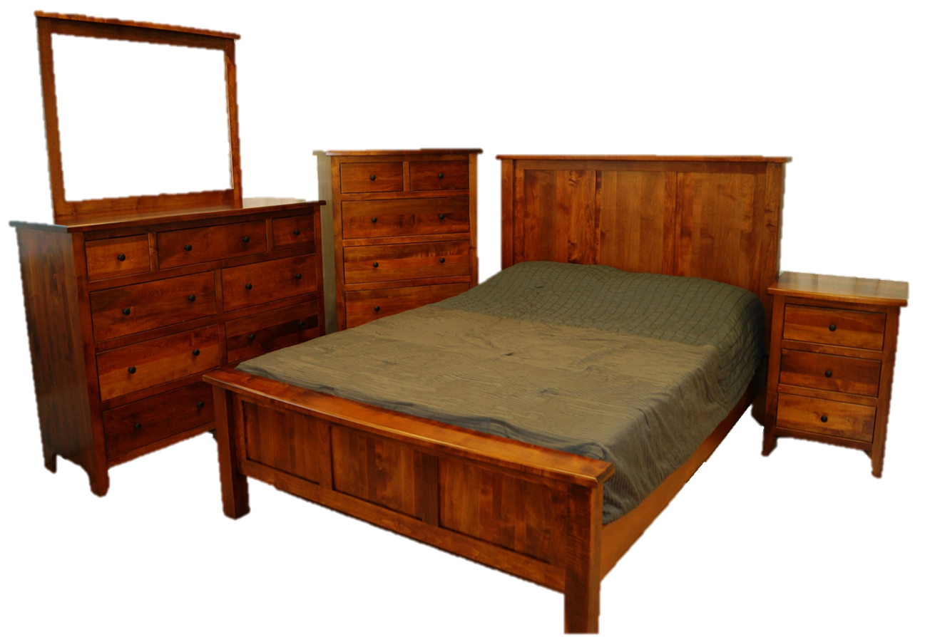 Solid maple bedroom top set